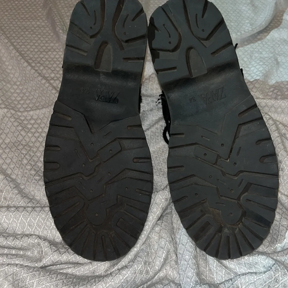 Zara Black Kids Jewel Boots Size 34 - Picture 10 of 15